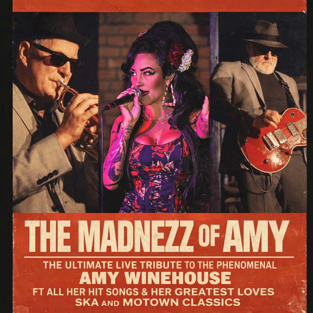 The Madnezz of Amy — Amy Winehouse tribute act and Amy Winehouse impersonator live show with hits, ska and Motown classics